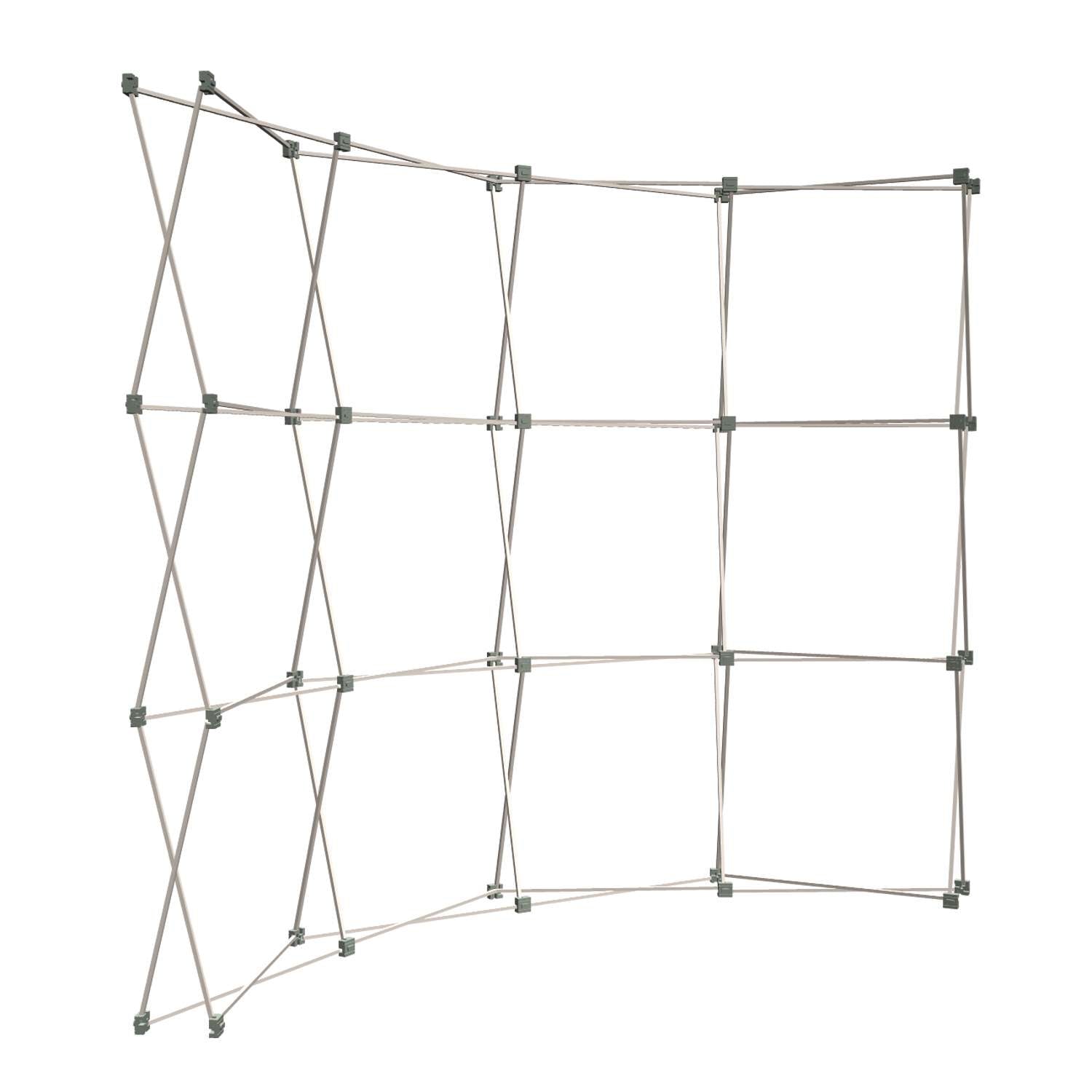 10' Curved Show 'N Rise Floor Display Frame Only