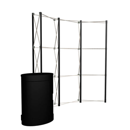 8' Curved Show 'N Rise Floor Display Hardware
