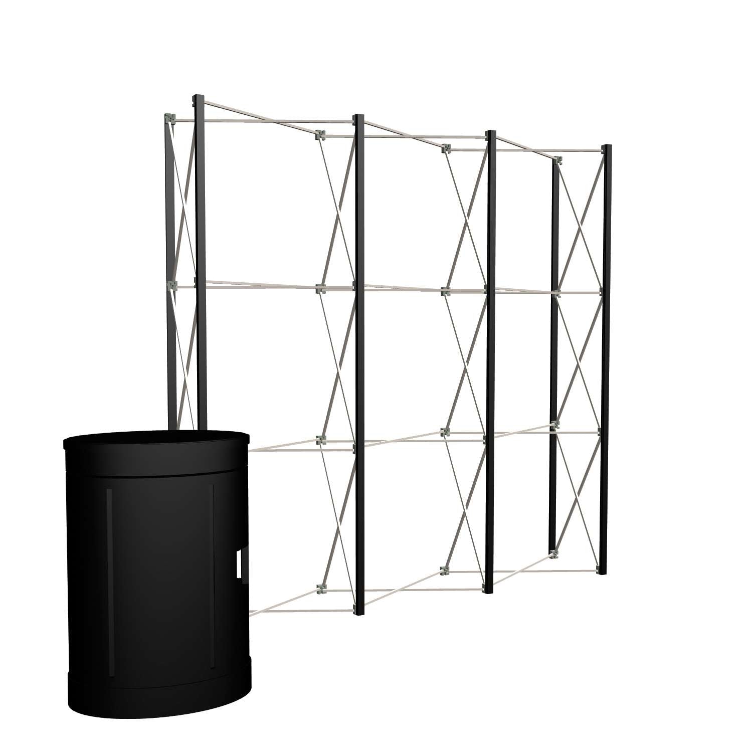 10' Straight Show 'N Rise Floor Display Hardware