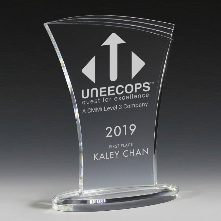 Allure Acrylic Award (6" x 8" x 3/8") - 4 Color Process