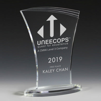 Allure Acrylic Award (6" x 8" x 3/8") - 4 Color Process