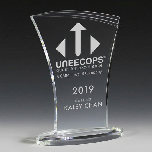 Allure Acrylic Award (6" x 8" x 3/8") - 4 Color Process