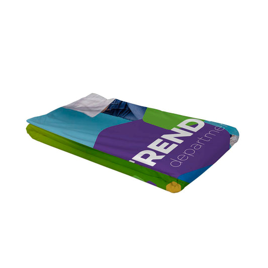 10' Straight Splash Floor Display Face Graphic Panel (Recycled Polyester Knit)