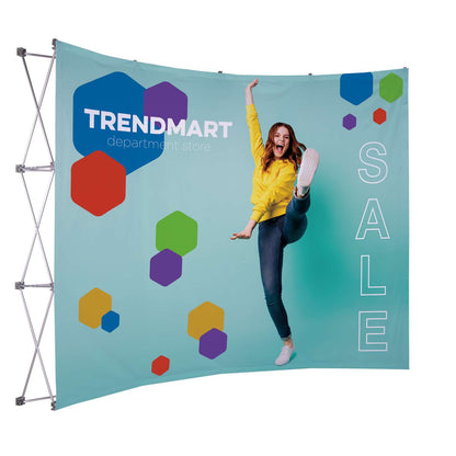 10' Curved Splash Floor Display Face Kit (Recycled Polyester Knit)