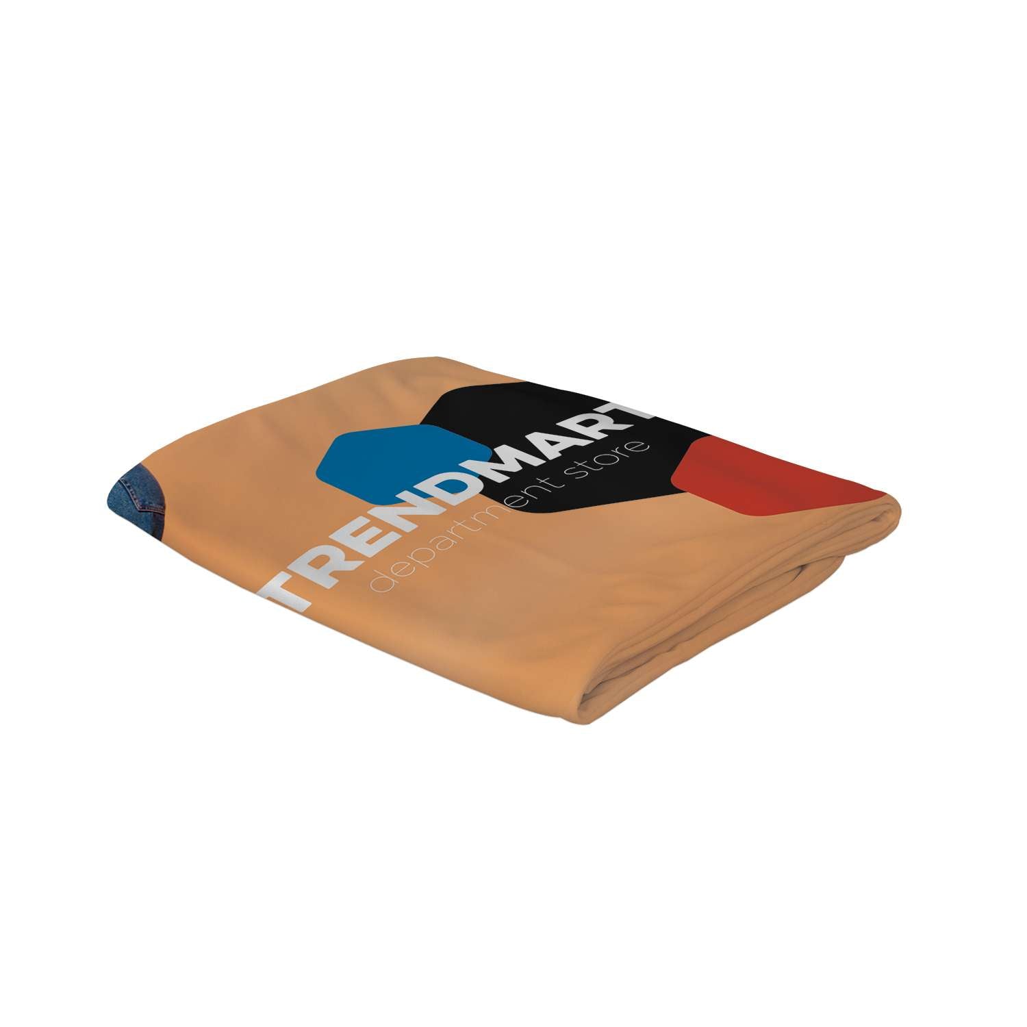 5' Straight Splash Floor Display Face Graphic Panel (Recycled Polyester Knit)