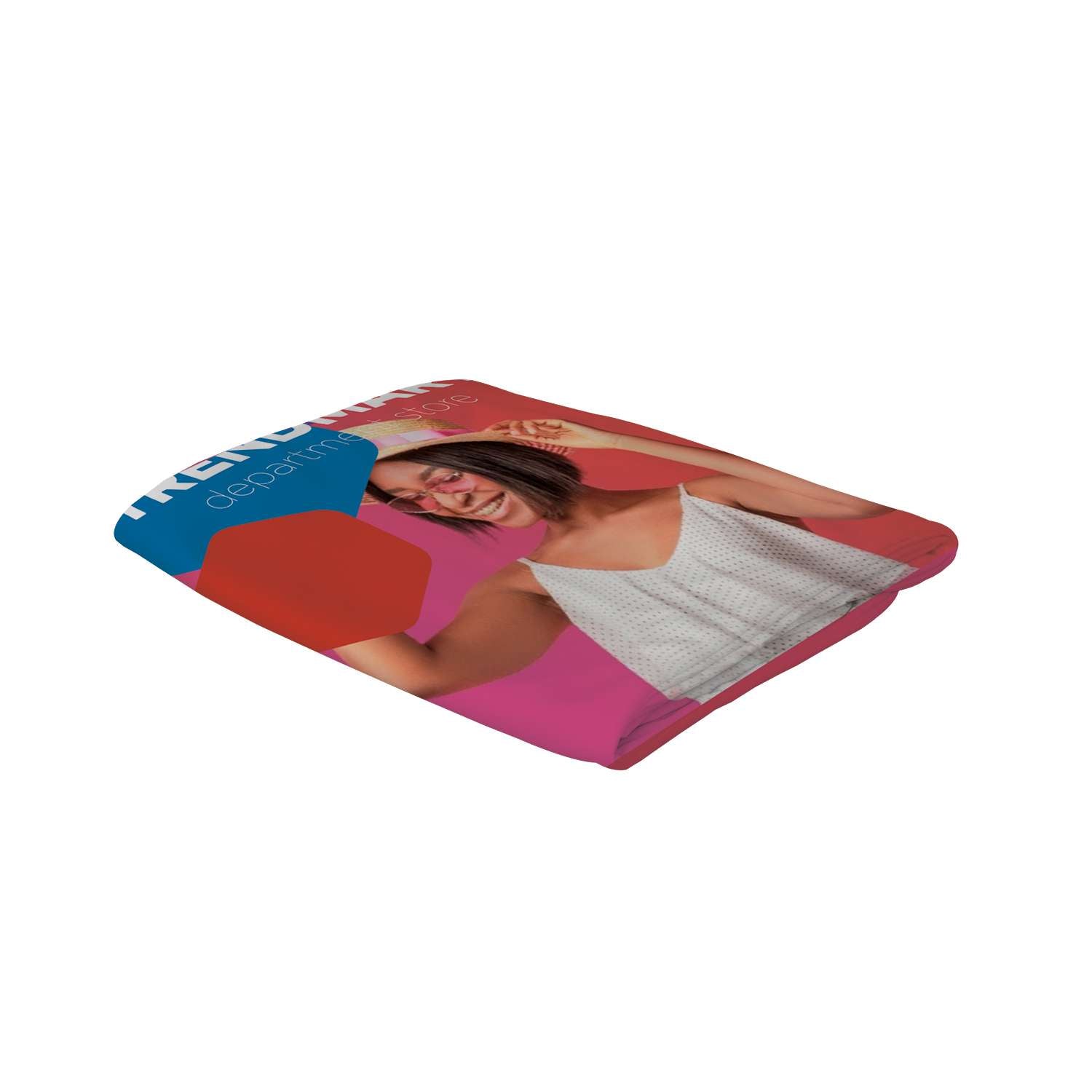 3' Straight Splash Floor Display Face Graphic Panel (Block-Out Fabric)