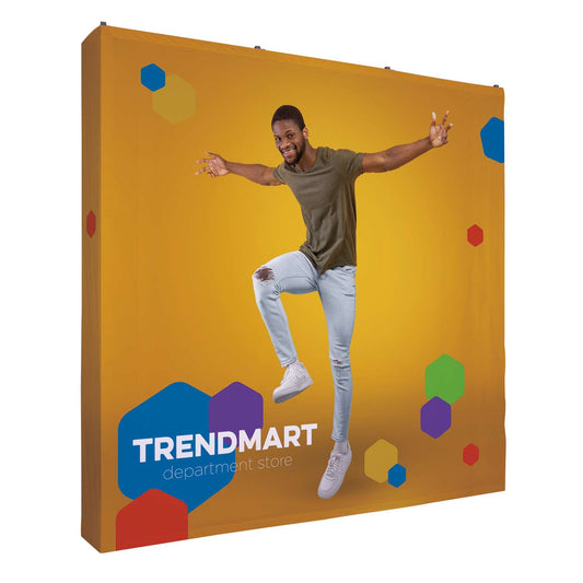 8' Straight Splash Floor Display Wrap Kit (Block-Out Fabric)