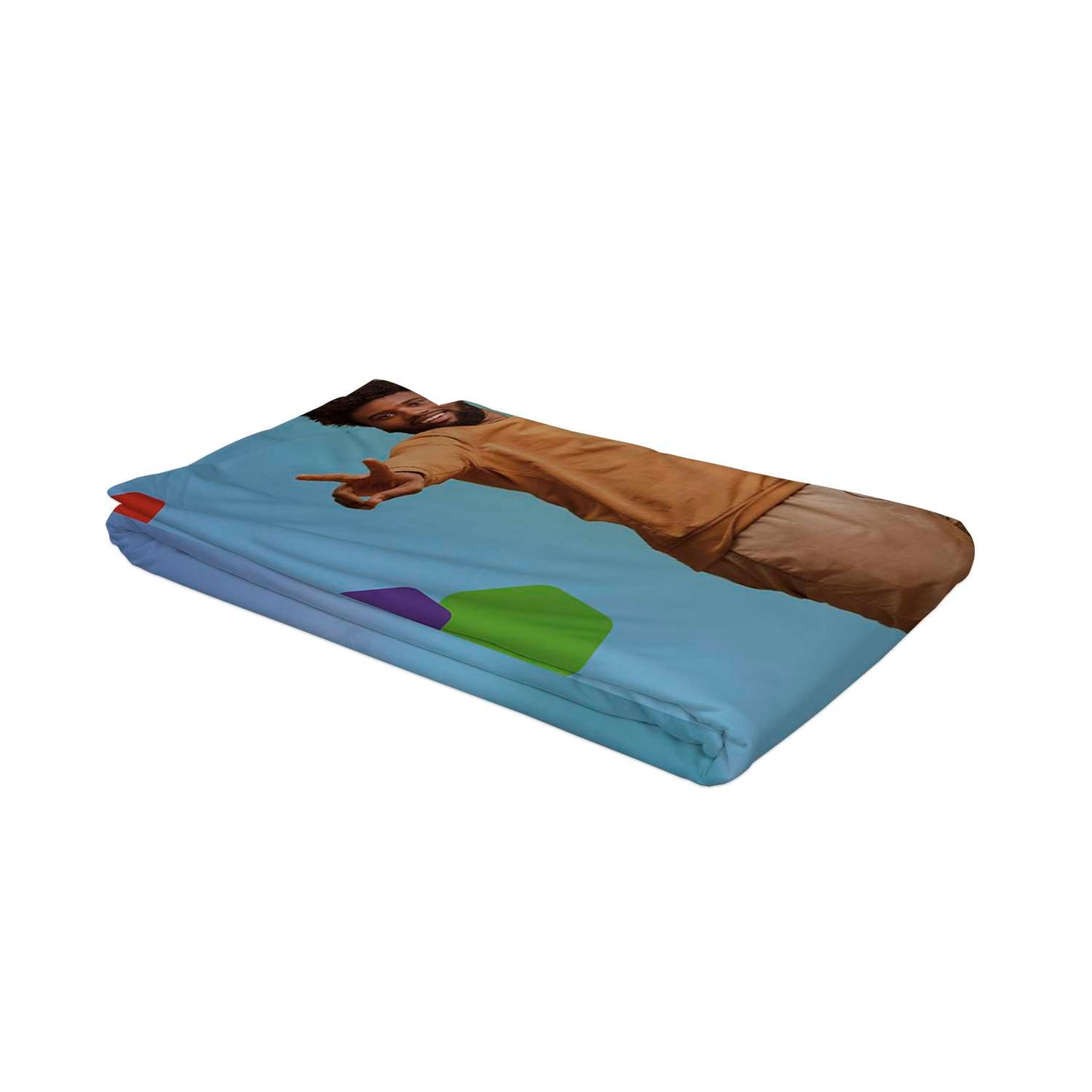 10' Straight Splash Floor Display Wrap Graphic Panel (Block-Out Fabric)