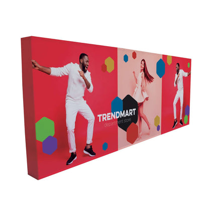 20' Straight Splash Floor Display Wrap Kit (Block-Out Fabric)