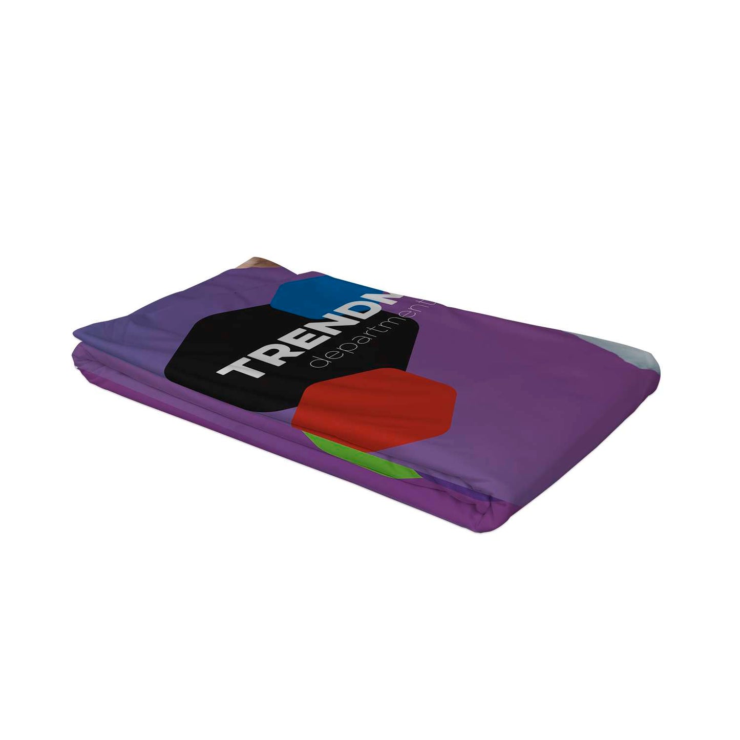 8' Curved Splash Floor Display Face Graphic Panel (Block-Out Fabric)