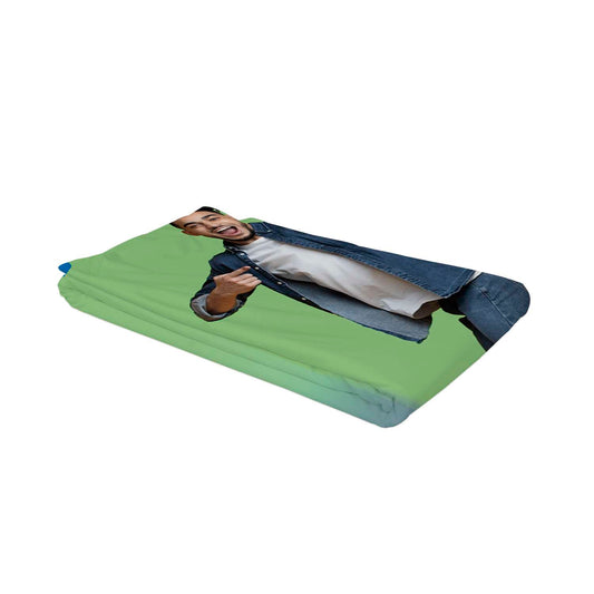 10' Curved Splash Floor Display Face Graphic Panel (Block-Out Fabric)