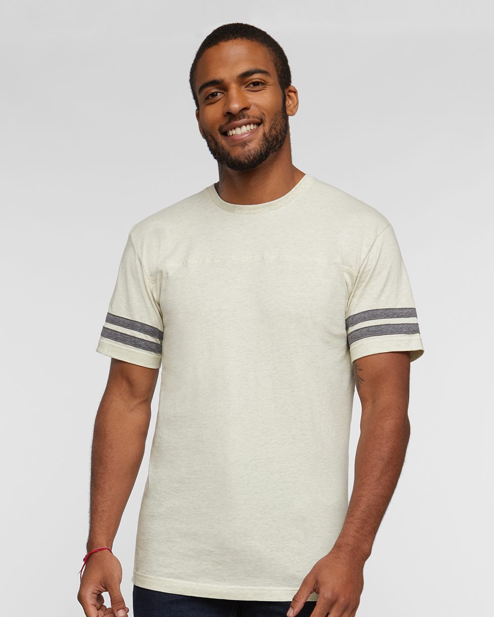 Men's Football Fine Jersey Tee - 6937