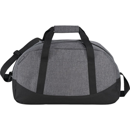 Front View of Gray Graphite 18" Duffel Bag