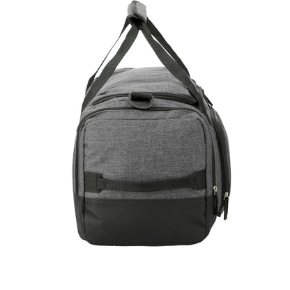 Front View of Gray Graphite 21" Weekender Duffel Bag