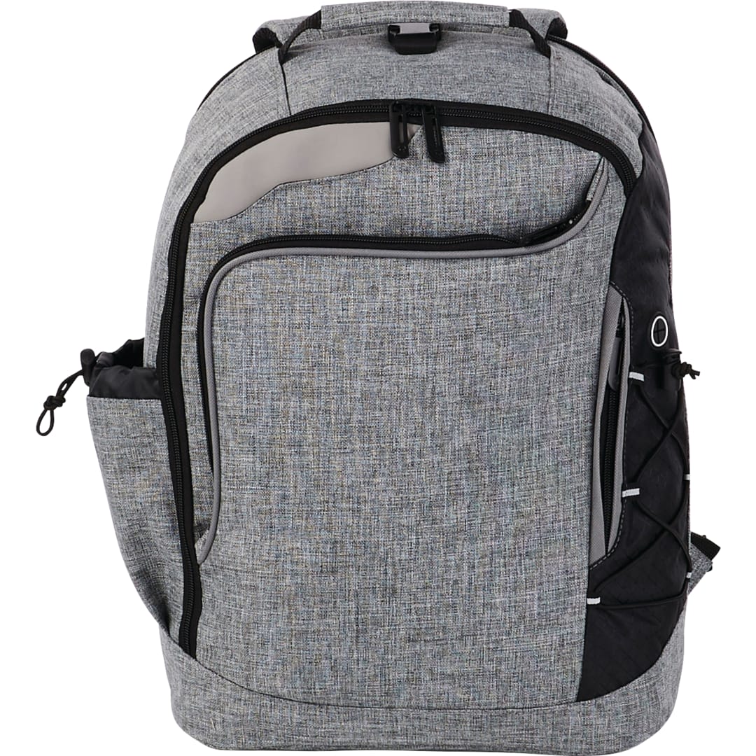 Front View of Gray Summit TSA 15" Computer Backpack