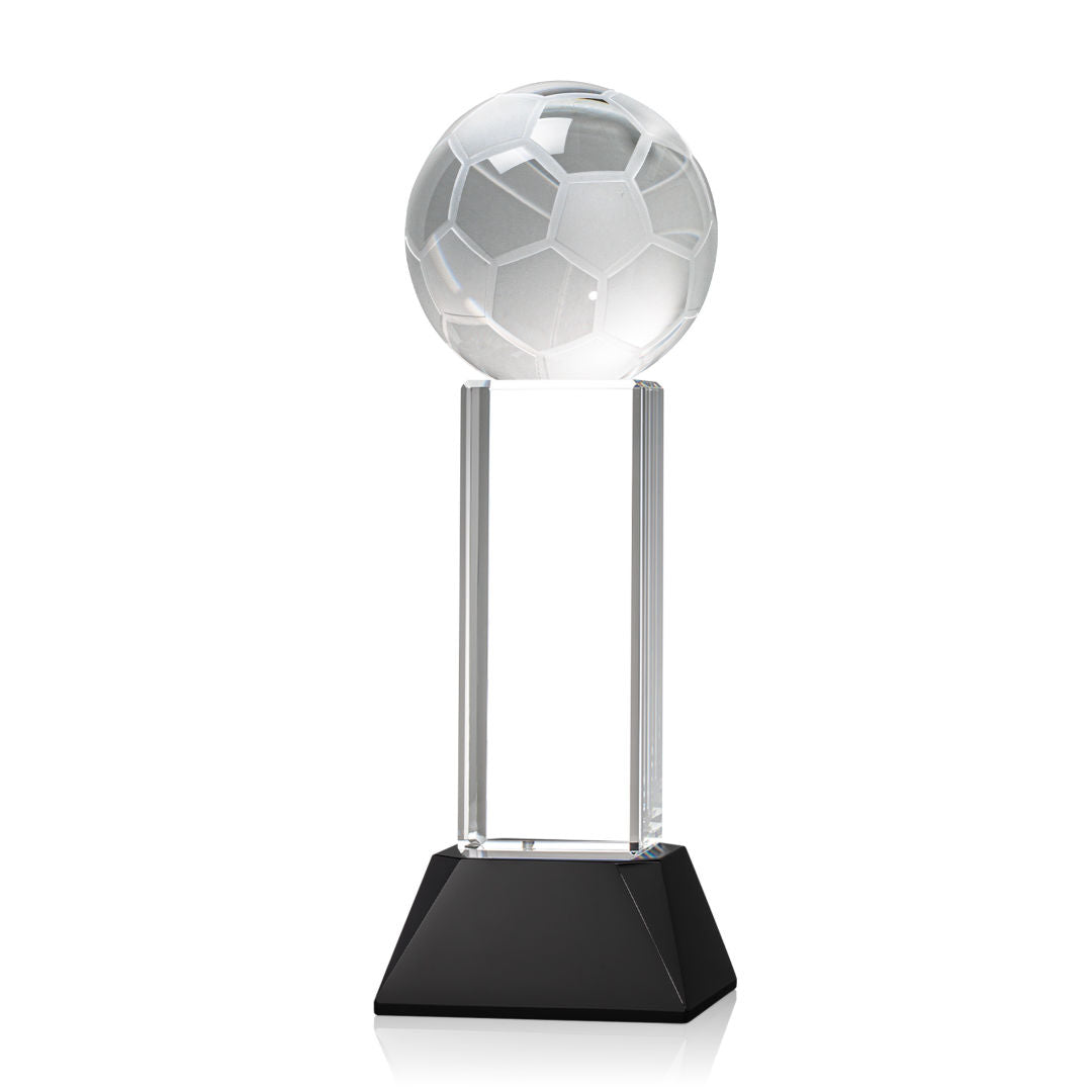 Soccer Ball VividPrint™ Award on Stowe - Black