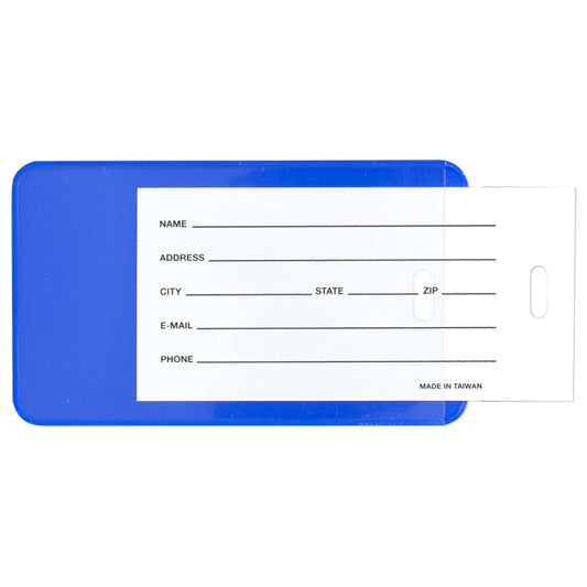 "Thunderbolt Spot" Spot Color ID Slip-In Pocket Luggage Bag Tag