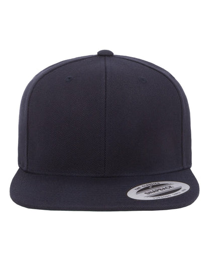 Premium Flat Bill Snapback Cap - 6089M