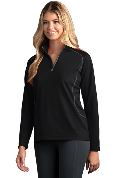 Black Women’s Vansport Performance Pullover  - XS