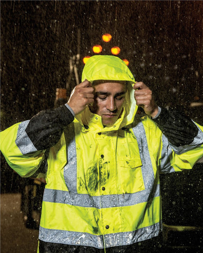 Unisex Storm Cover Waterproof Rain Jacket - RWJ102-103