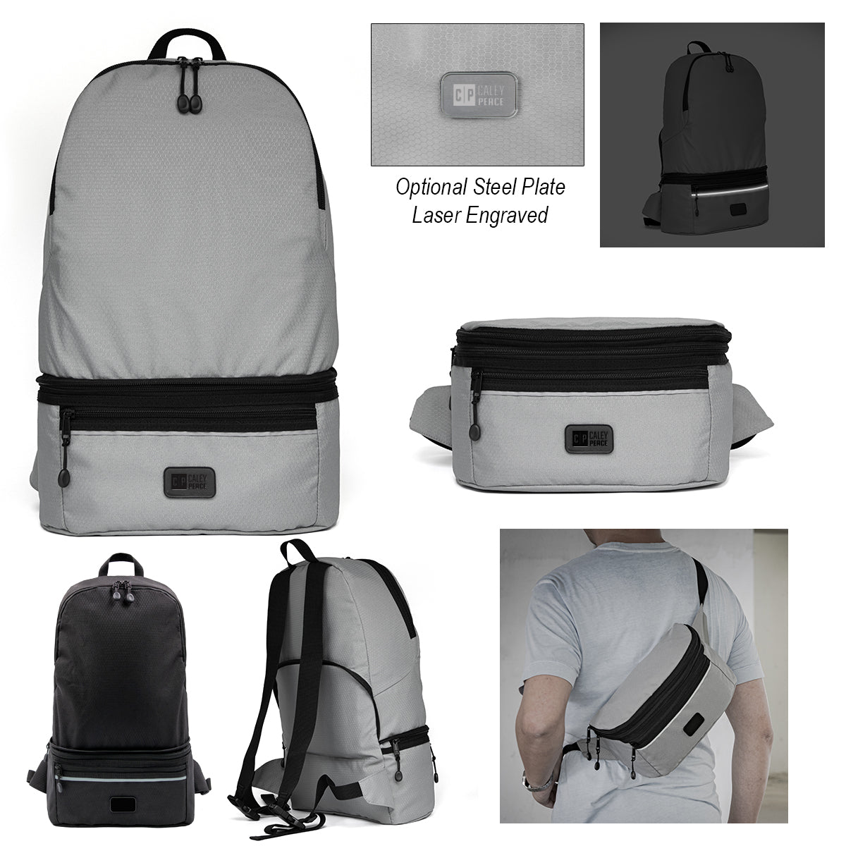 GRAY BrandCharger Combo Eco Backpack