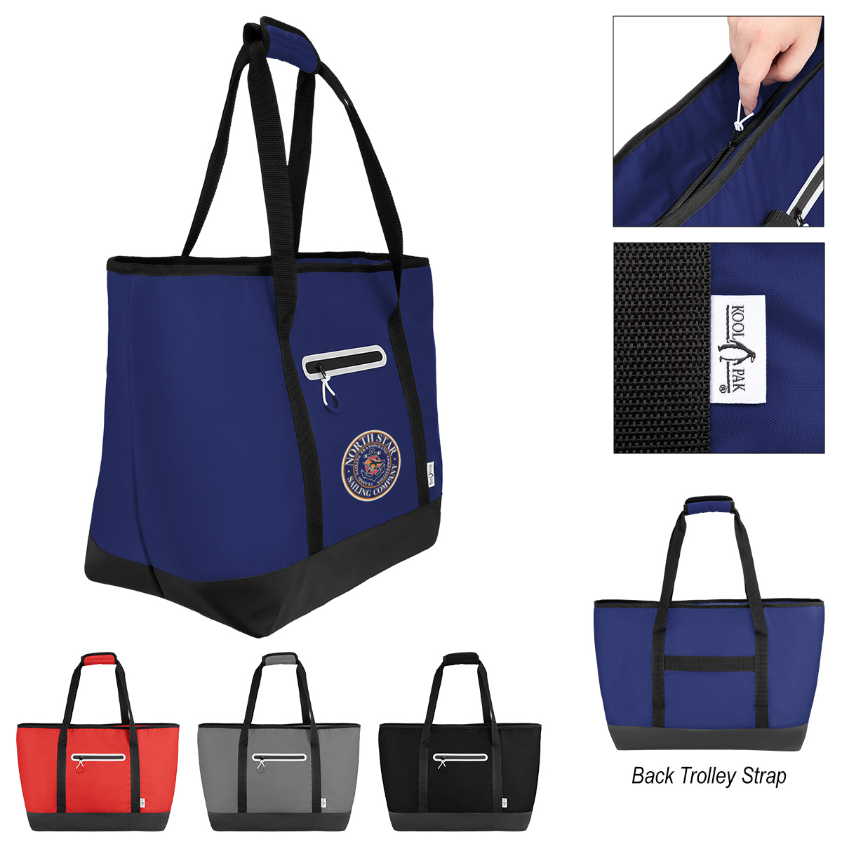 BLACK Kool Pak® 32 Can Cooler Tote Bag