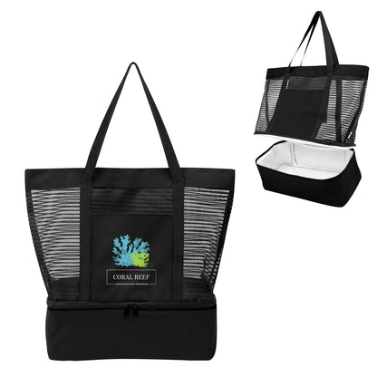 Marley rPET Mesh Tote Bag With Cooler
