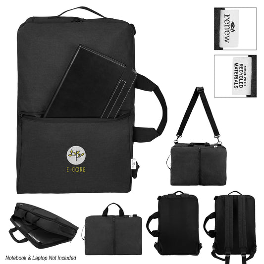 HEATHERED BLACK Sophie 3-In-1 Convertible rPET Backpack