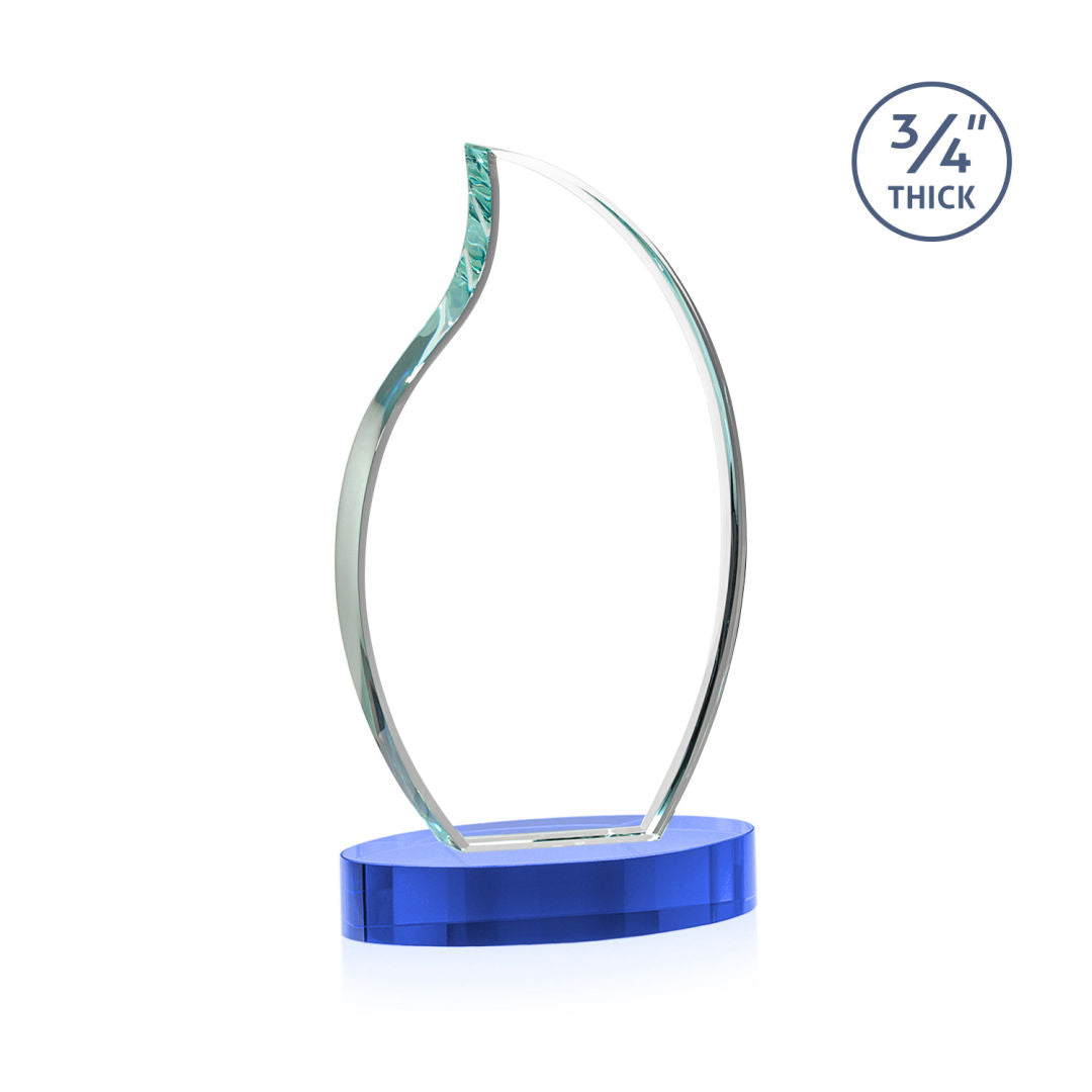 Croydon Flame Award on Alberton Base - Sky Blue