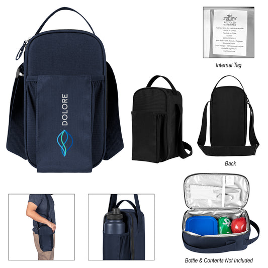 BLACK Weston rPET 4 Can Cooler Sling Bag