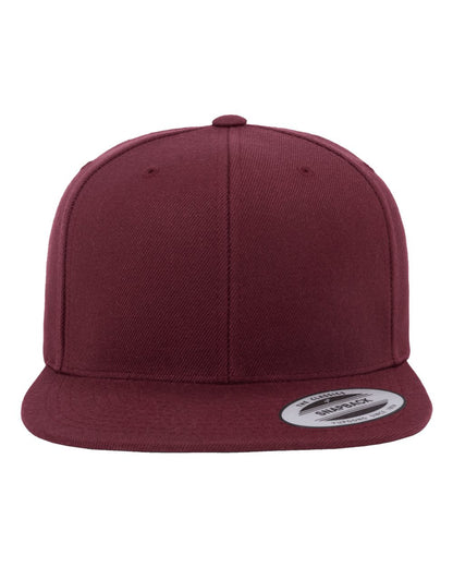 Premium Flat Bill Snapback Cap - 6089M