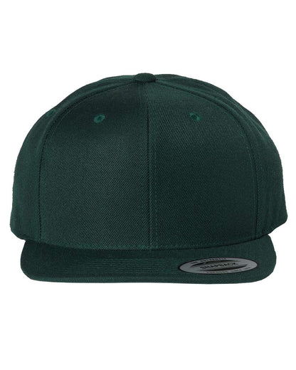 Premium Flat Bill Snapback Cap - 6089M