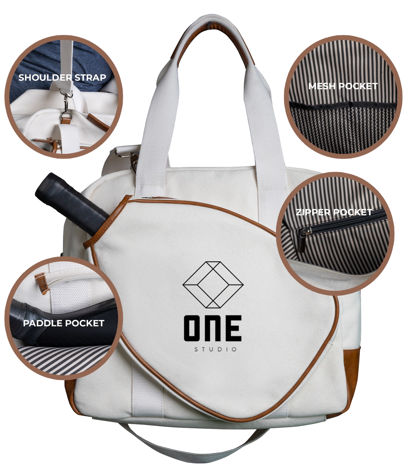 RallyReady Pickleball Tote Bag