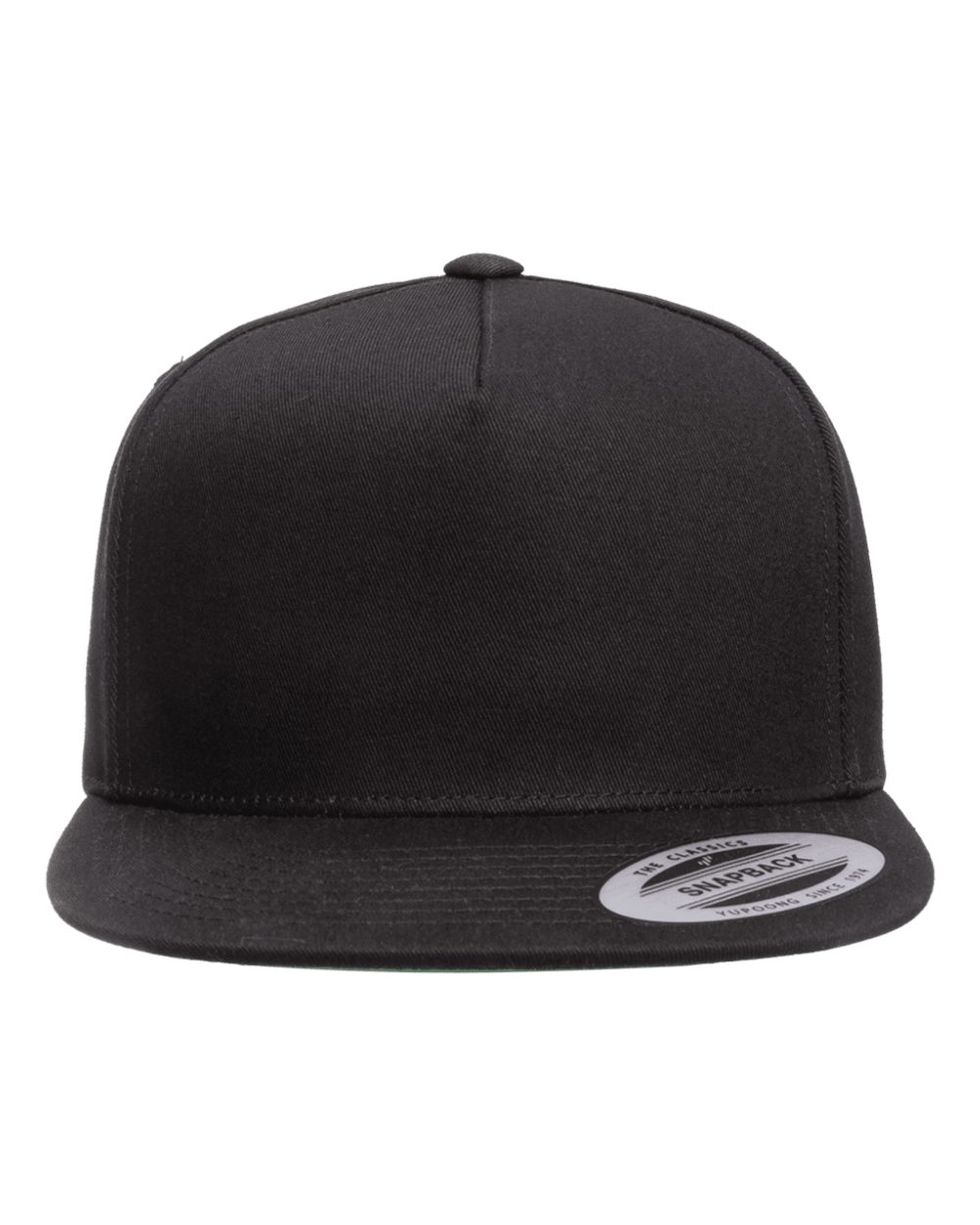 Five-Panel Cotton Twill Snapback Cap - 6007
