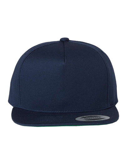 Five-Panel Cotton Twill Snapback Cap - 6007