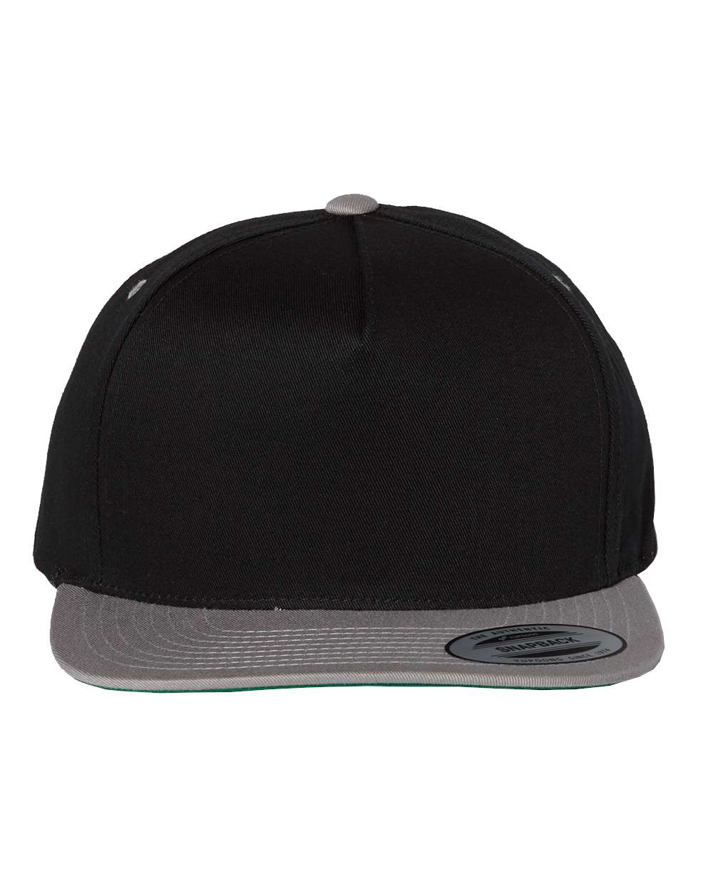 Five-Panel Cotton Twill Snapback Cap - 6007
