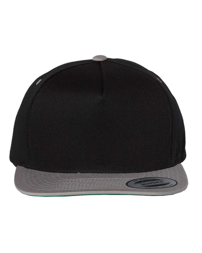 Five-Panel Cotton Twill Snapback Cap - 6007