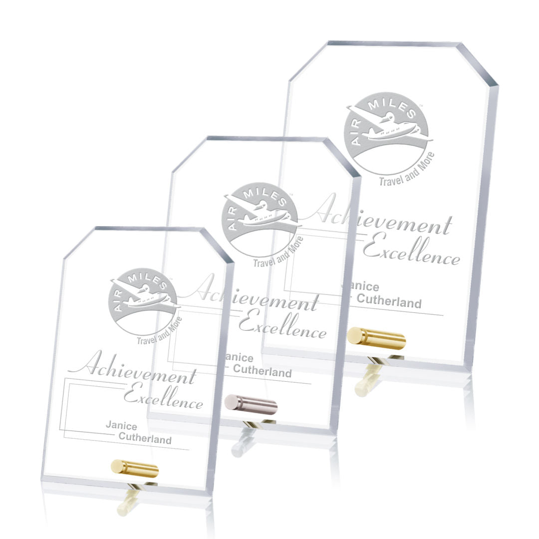 Cantebury Clipped Rectangle Award