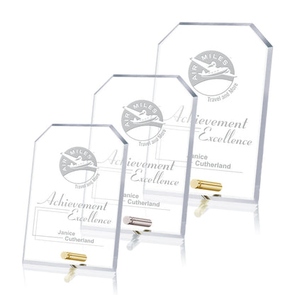 Cantebury Clipped Rectangle Award