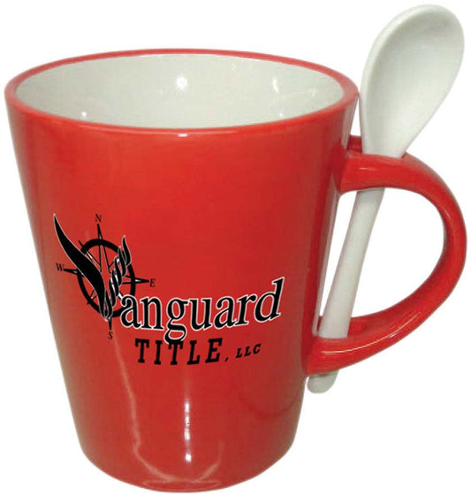 COCOA SPOON MUG 14 OZ