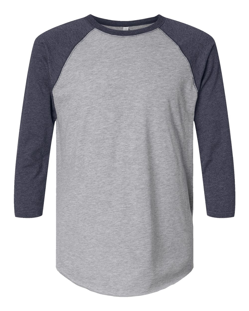 Men's Baseball Fine Jersey Three-Quarter Sleeve Tee - 6930