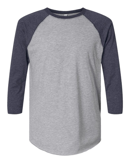 Men's Baseball Fine Jersey Three-Quarter Sleeve Tee - 6930