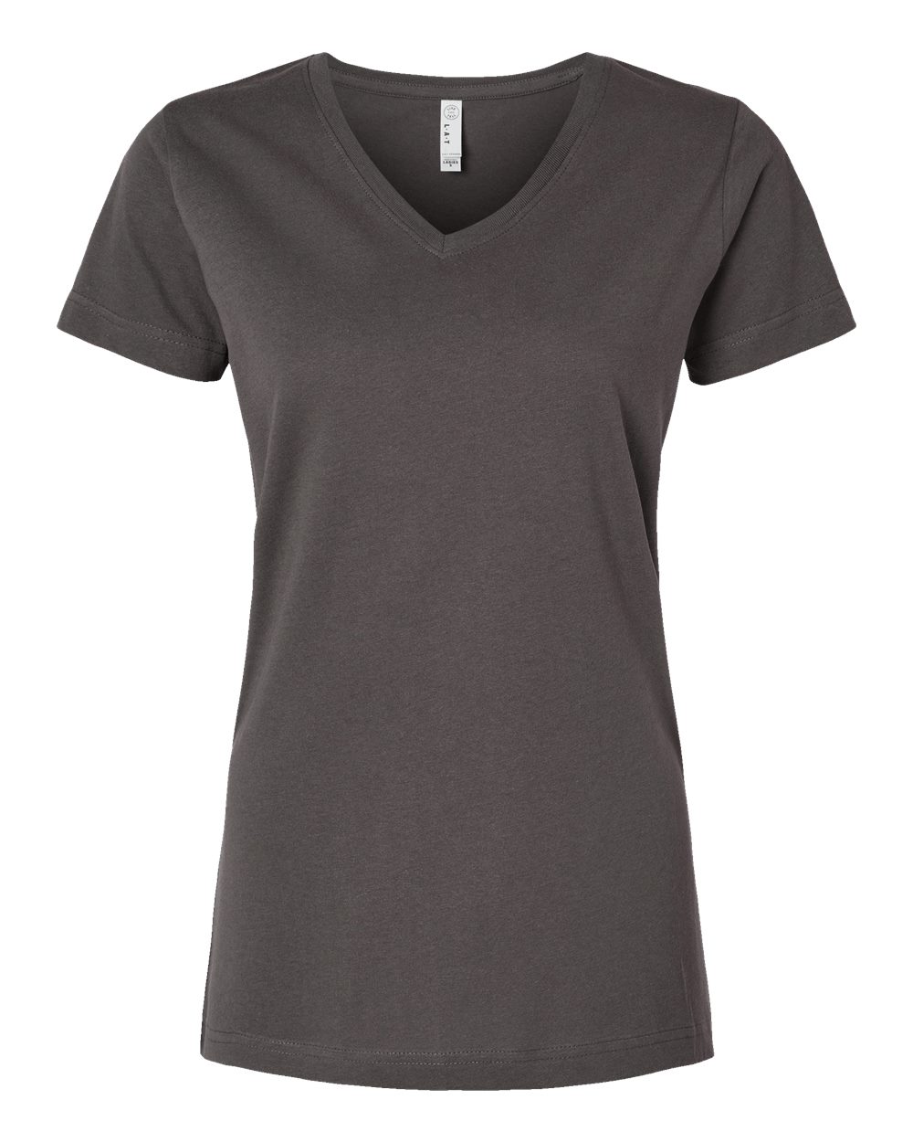 Women's Fine Jersey V-Neck Tee - 3507