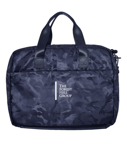 Navy Blue Camo Camo Commuter Brief Carrying Case