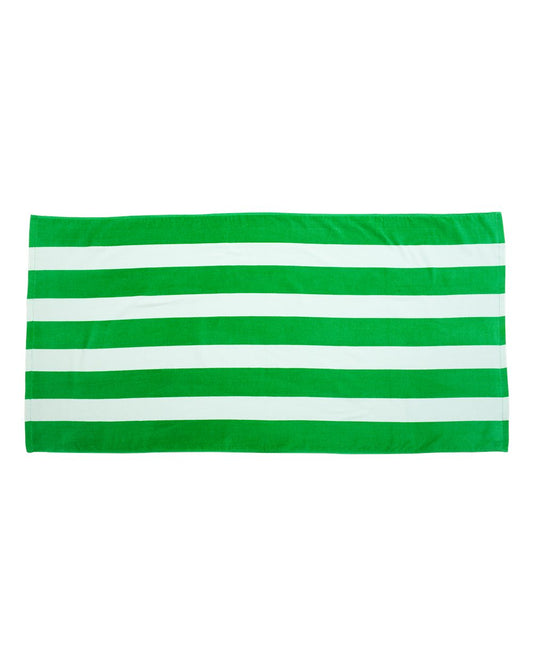 Cabana Stripe Velour Beach Towel - C3060S