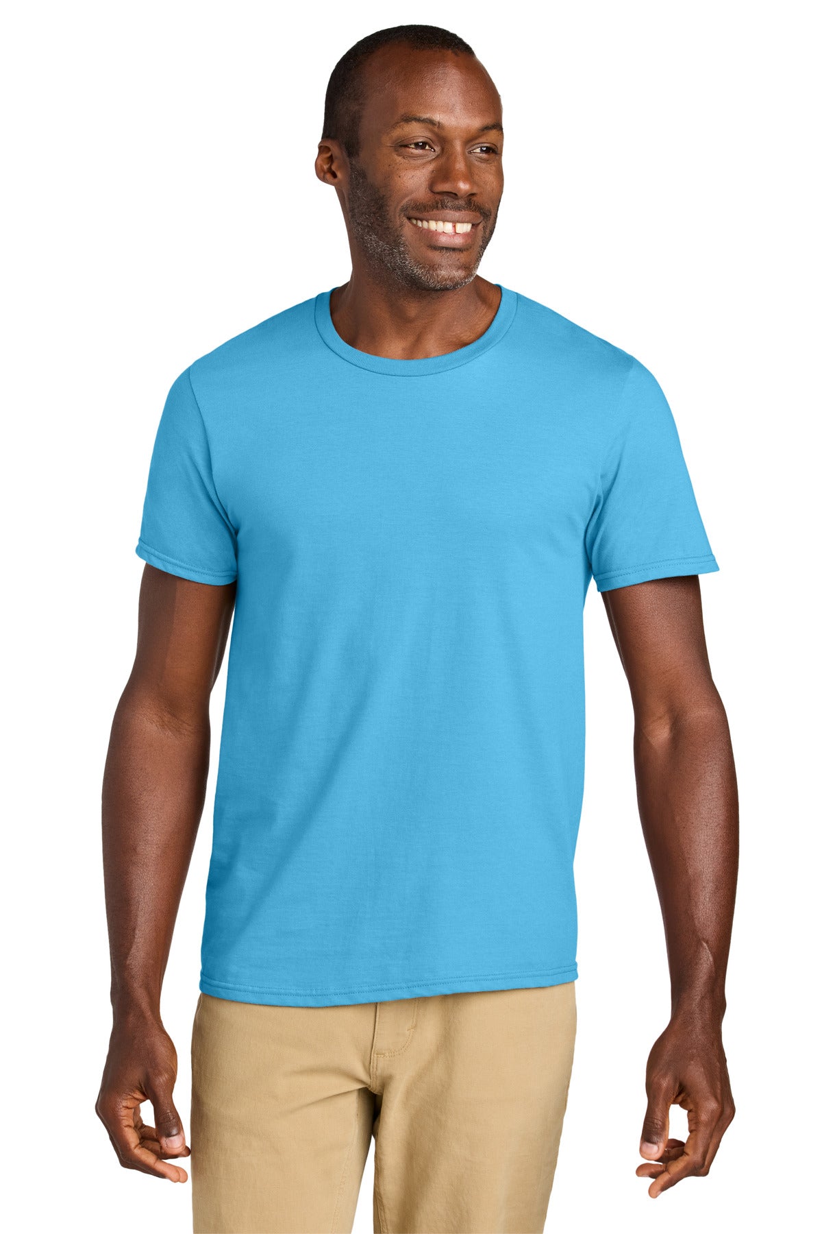 Front View of AquaticBl Jerzees Classics Unisex Cotton T-Shirt 363M  - S