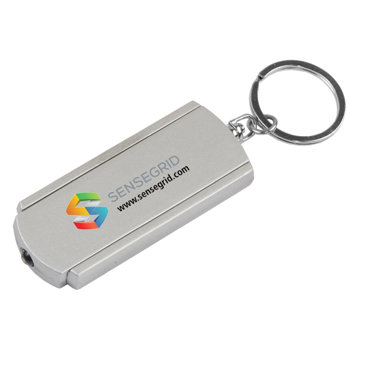 "Voyager FC" PhotoImage ® Full Color Imprint Slim Keyholder Keylight with Bright White LED Light