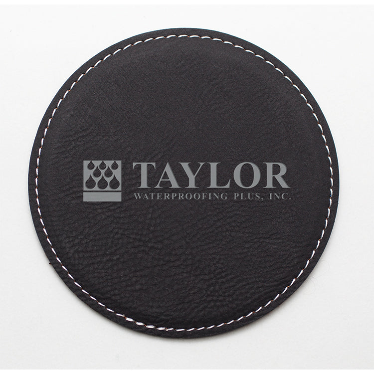 Leatherette Coaster