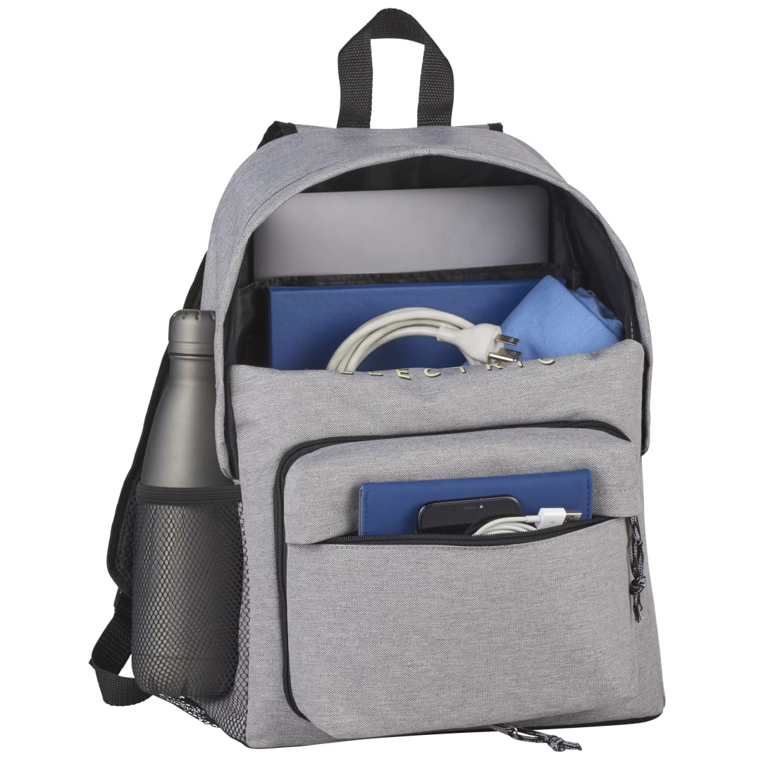 Front View of Gray Merchant & Craft Revive RPET Waist Pack Backpack