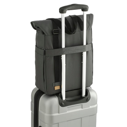 Front View of Gray Aft Recycled Computer Tote